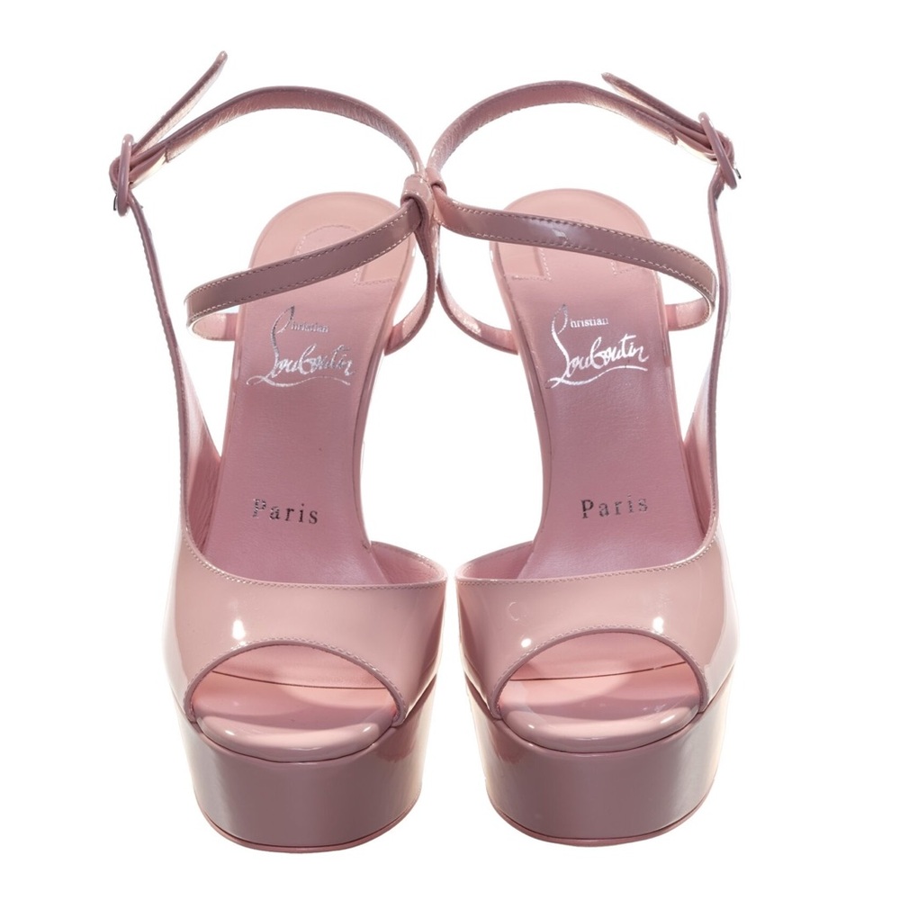 BRAND NEW Christian Louboutin Pink
Patent Ankle Strap Heel Pump